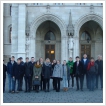 Külföldi és magyar hallgatók tanulmányútja a parlamentben